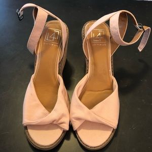 Lust For Life blush pink wedges